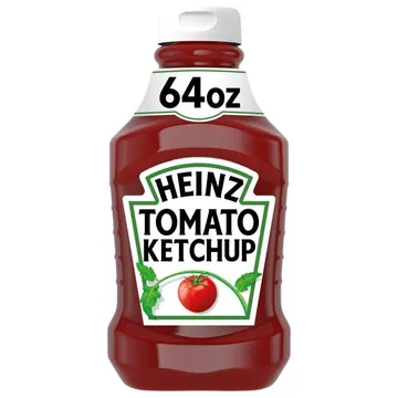 Heinz Tomato Ketchup Squeeze Bottle, 1 Value Size Bottle, for Easy Sharing and Easy Serving, Gluten-Free, 64 oz