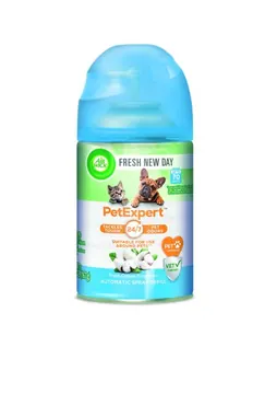 Airwick Fresh New Day 5.96oz PetExpert Indoor Pet Deodorizer Refill Spray Metallic Can