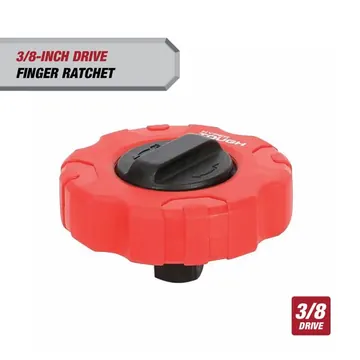 Hyper Tough 3/8-inch Finger Ratchet, Reversible Drive