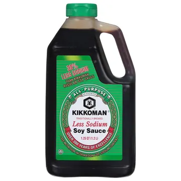 Kikkoman Less Sodium Soy Sauce, 40 oz Bottle