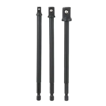 Hyper Tough 3 Piece Impact Rated Long Reach Socket Adapter Set