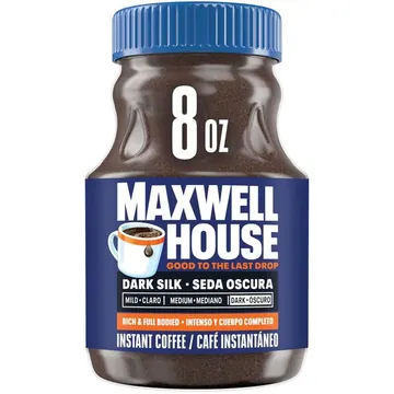 Maxwell House Dark Silk Instant Coffee, 8 oz - pack of 6