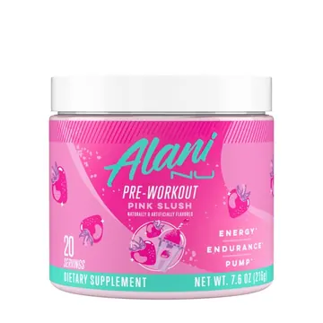 Alani Nu Pre-workout Powder, Pink Slush, 20 Servings, 200mg Caffeine