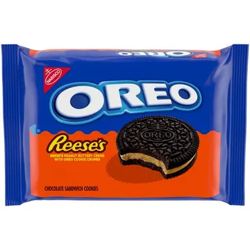 OREO REESE'S Peanut Buttery Creme Chocolate Sandwich Cookies, 12.35 oz