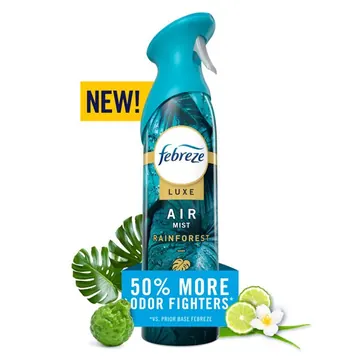 Febreze Air Mist Luxe Air Freshener Spray, Rainforest Scent, 8.1oz