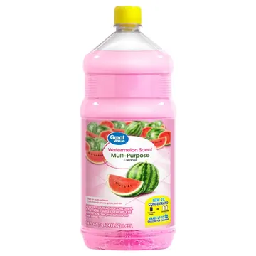 Great Value Multi-Purpose Cleaner & Floor Cleaner 2x Concentrated, Watermelon, 56 fl oz