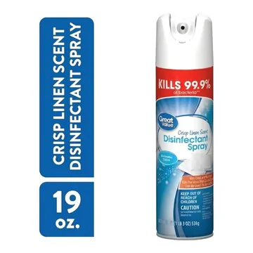 Great Value Disinfectant Spray, Crisp Linen Scent, 19 oz