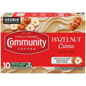 Community® Coffee Hazelnut Creme Single-Serve Cups 10 Count Box