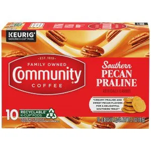 Community® Coffee Southern Pecan Praline Single-Serve Cups 10 Count Box