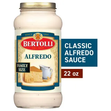 Bertolli Classic Alfredo Sauce, Pasta Sauce with Aged Parmesan, 22 oz