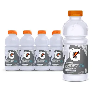 Gatorade Thirst Quencher Electrolyte Sports Drink, Frost Glacier Cherry, 20 fl oz, 8 Count Bottles