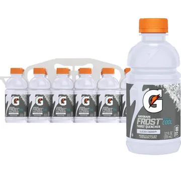 Gatorade Thirst Quencher Electrolyte Sports Drink, Frost Glacier Cherry, 12 fl oz, 12 Count Bottles