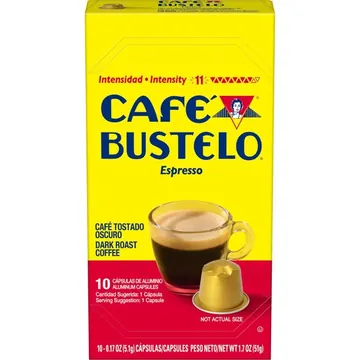 Cafe Bustelo Espresso Capsules, 10 Ct.