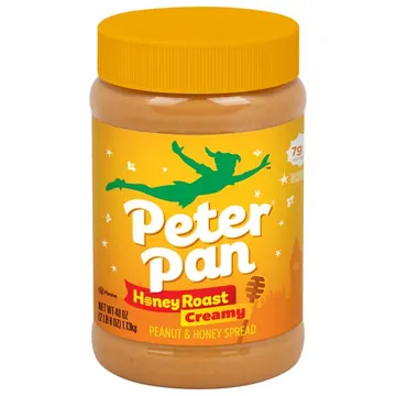 Peter Pan Creamy Peanut Butter Spread with Honey, Gluten Free, 40 oz Jar