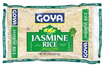 GOYA Thai Jasmine Rice, 5 lb Bag, Fat-Free, Low Sodium, Gluten Free