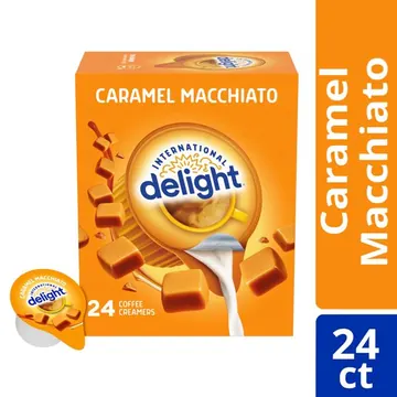International Delight Caramel Macchiato Coffee Creamer Singles, 0.44 fl oz, 24 Count