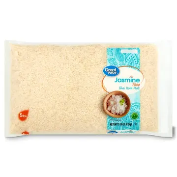 Great Value Thai Hom Mali Jasmine Rice, 5 lb