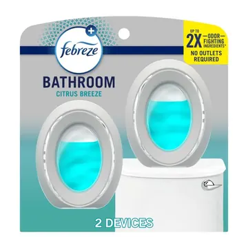Febreze BATH Air Freshener, Odor-Fighting, Kitchen Odor Fighter Scent, 2 Count
