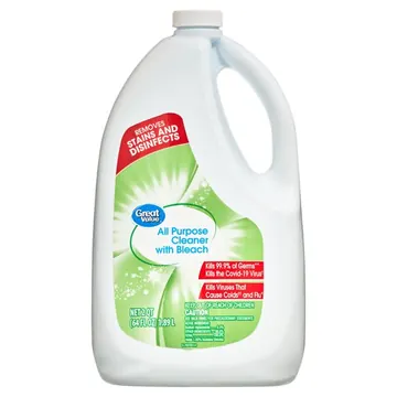 Great Value All Purpose Cleaner with Bleach, Refill, 64 fl oz