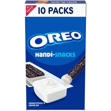 Handi-Snacks OREO Cookie Sticks 'N Creme Dip Snack Packs, 10 Snack Packs
