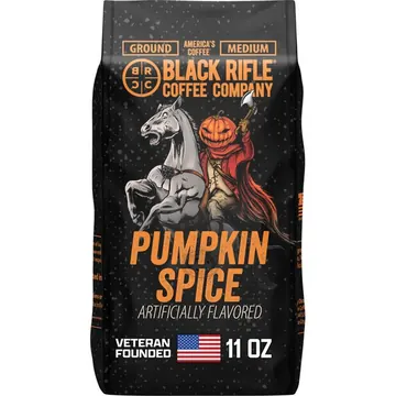 Black Rifle Coffee Pumpkin Spice, Medium Roast, Ground Coffee, 11oz