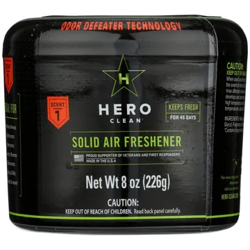 Hero Clean Solid Air Freshener, Scent 1, 8-Ounce