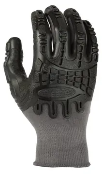 Expert Gardener Impact Gloves Grey/Black Large