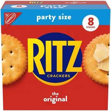 RITZ Original Crackers, Snacks for Kids and Adults, Lunch Snacks, Party Size, 27.4 oz