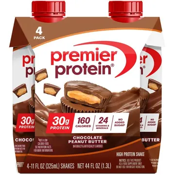 Premier Protein Shake, Chocolate Peanut Butter, 30g Protein, 11 Fl Oz, 4 Ct